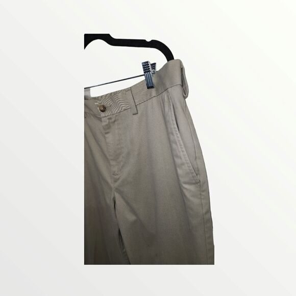 Croft & Barrow Classic Fit beige flat pants 36x32 - Picture 8 of 10